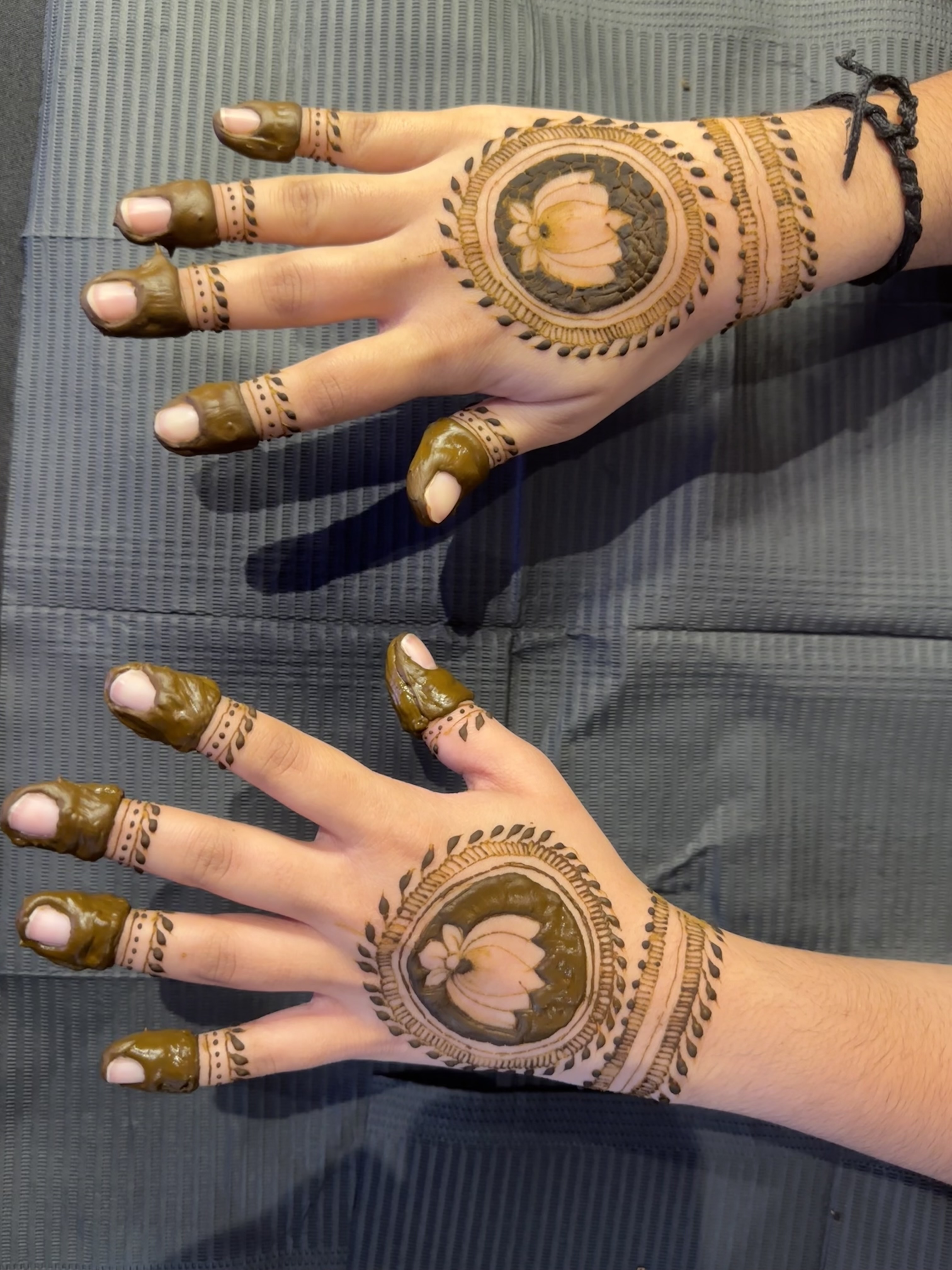 Henna design closeup Edmonton professional artist