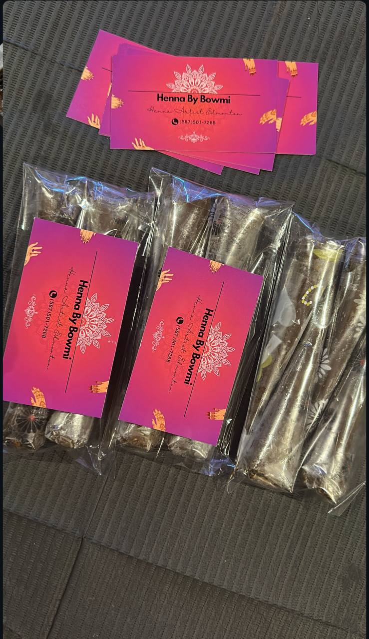 Henna Cones - henna design Edmonton